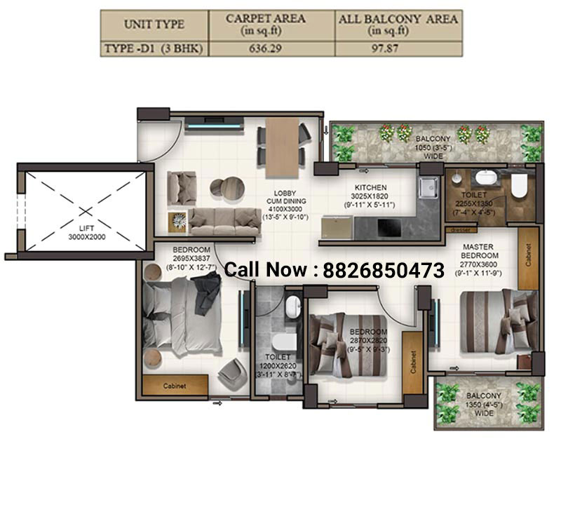 Type2-3bhk