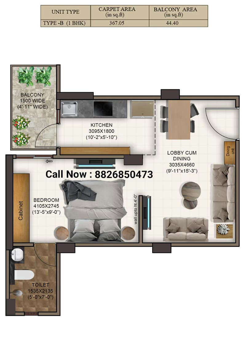 Type2-1bhk